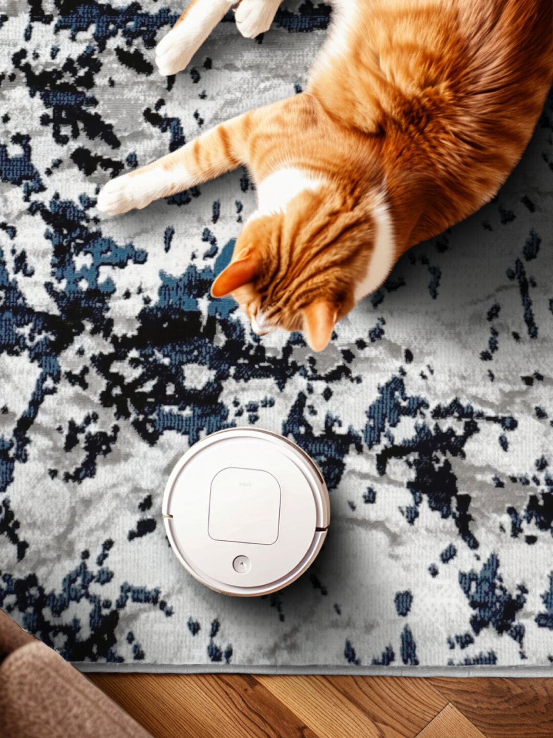 Ковер комнатный, в стиле High Tech, палас с ворсом, коврик для дома — фото 1