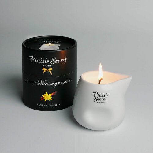 Изображение товара MASSAGE CANDLE VANILLA 80ML Свеча с массажным маслом Ваниль 80 мл