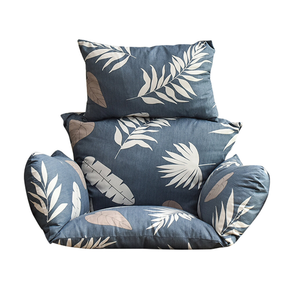 Подушка для подвесного кресла-качели съемная нескользящая для садового декора мягкая и удобная