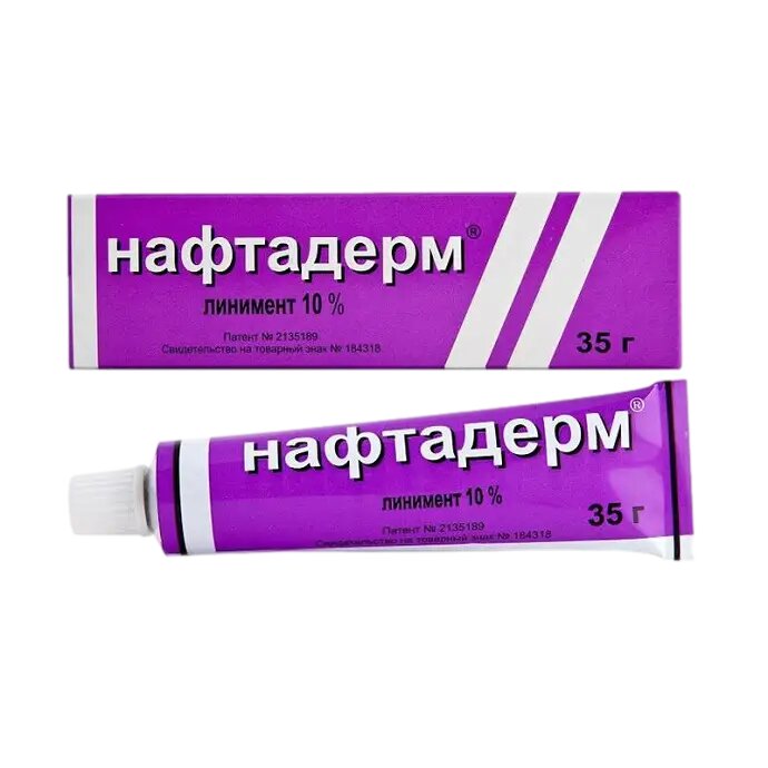 Нафтадерм линимент 10 % 35 г 1 шт