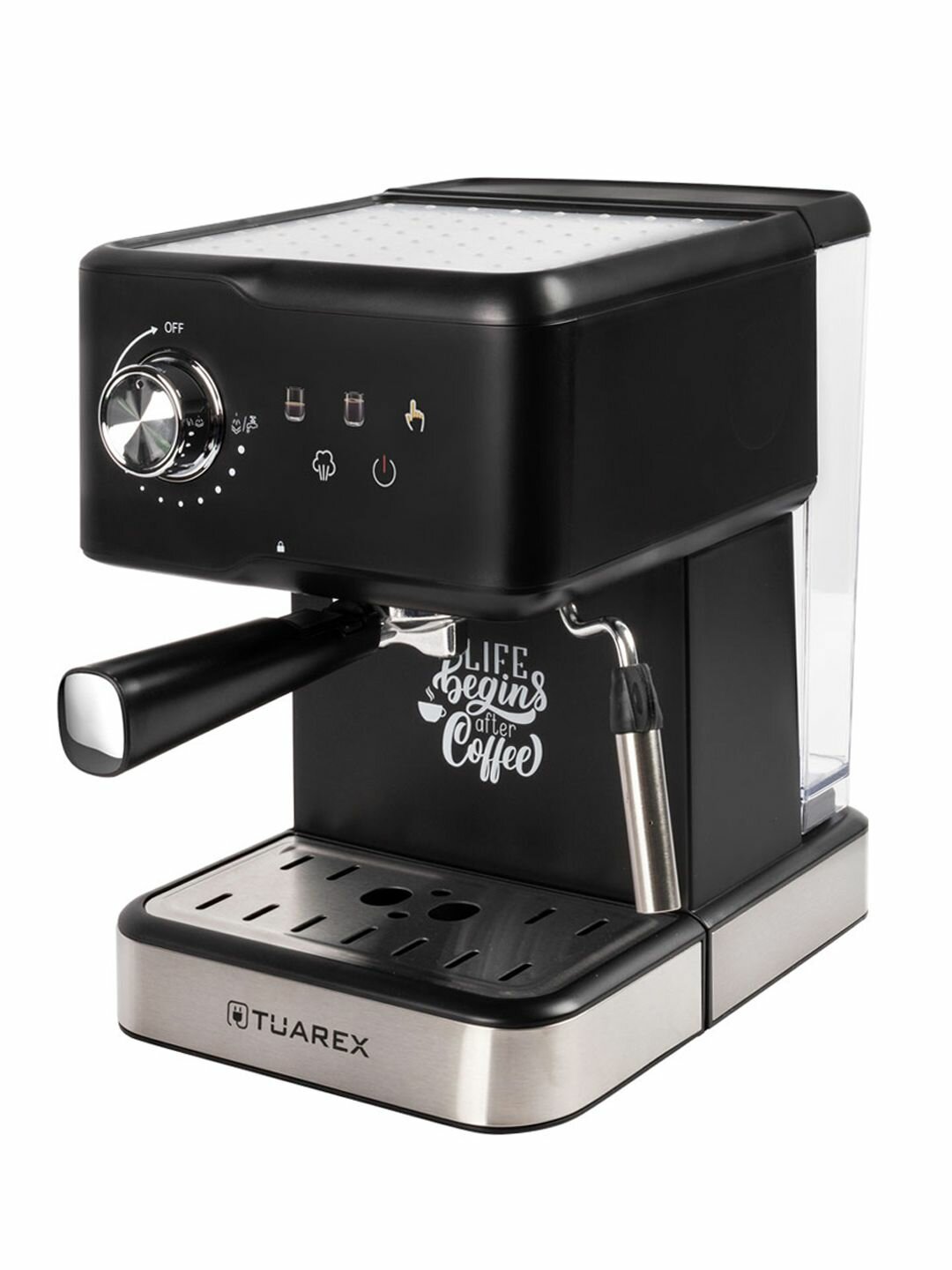 Кофеварка рожковая TUAREX TK-1250 1000 Вт 20 Бар защита от перегрева