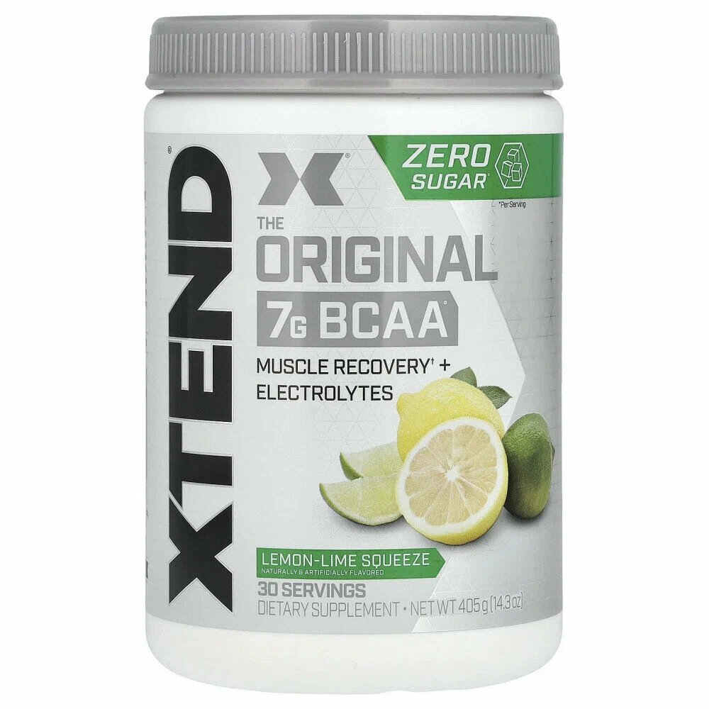 Xtend the Original 7g, BCAA, Muscle Recovery, Electrolytes, Lemon-Lime Squeeze, 30 Servings, 405 g