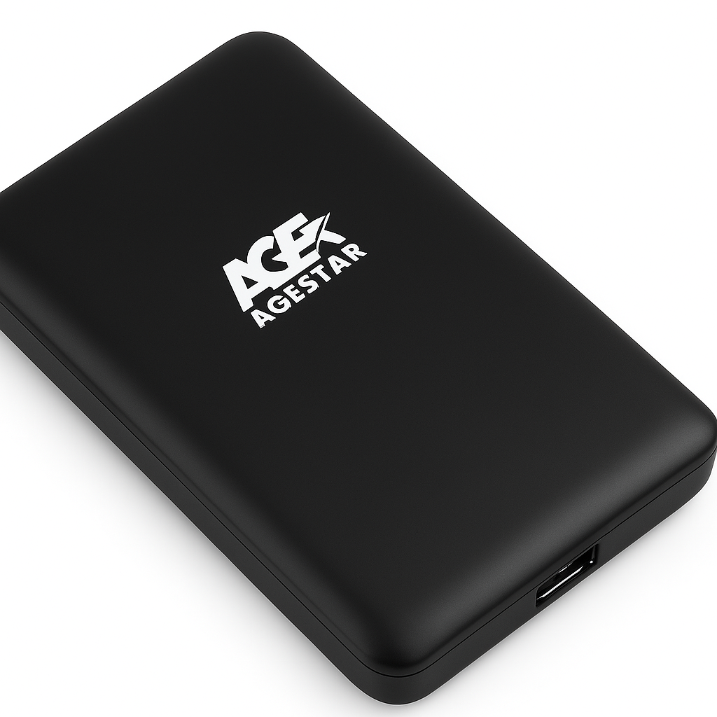 Внешний корпус для HDD/SSD AgeStar 3UBCP3 SATA USB3.0 пластик черный 2.5"