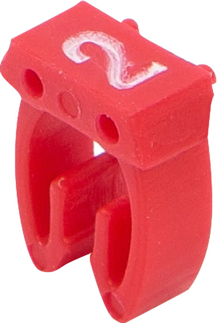 Бирка кабельная маркировочная Oxion 2.5 мм2 пластик 100 шт.