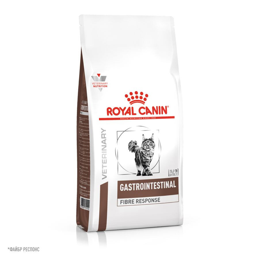 Royal Caninb Gastrointestinal Fibre Response для кошек при запорах, с содержанием клетчатки 350 г