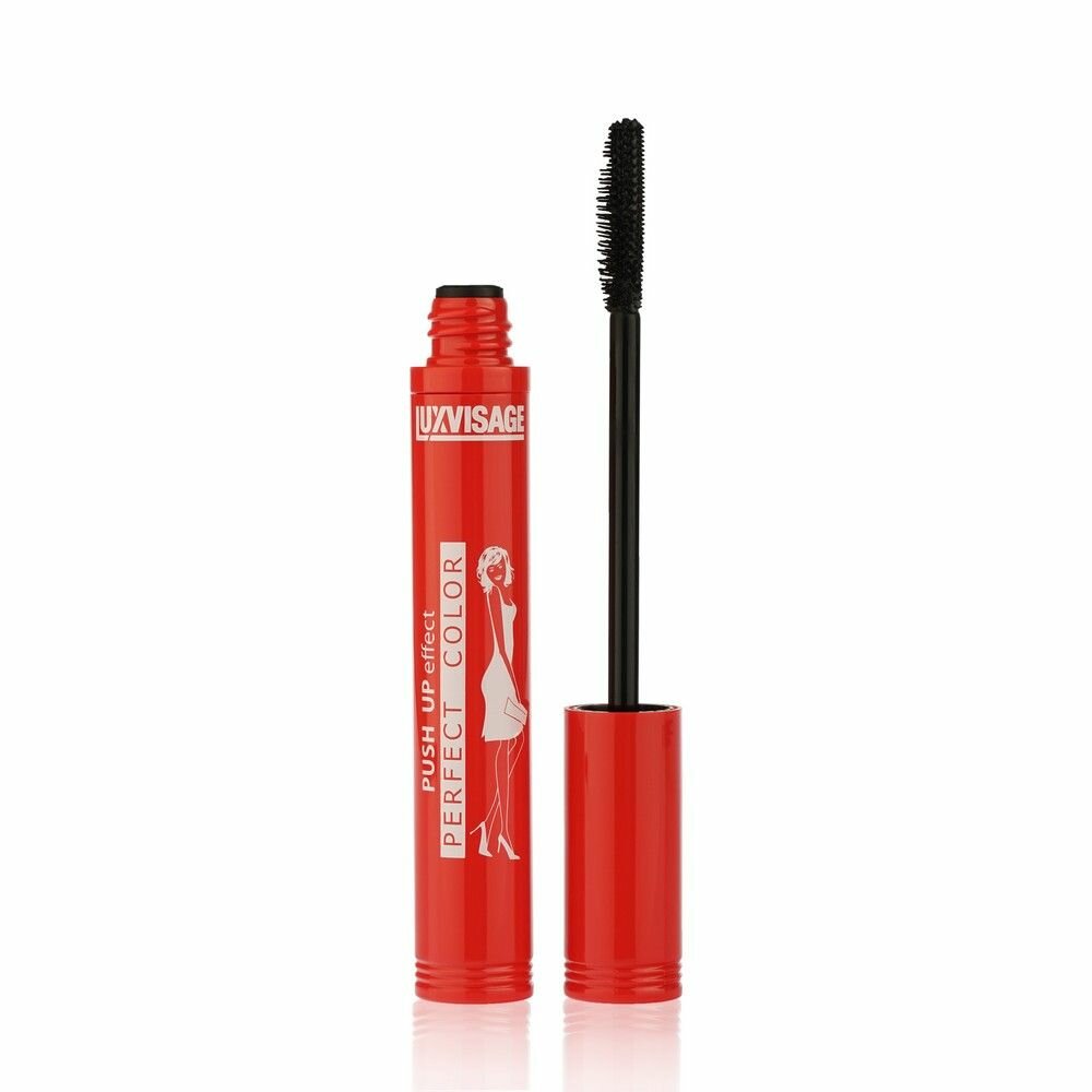 Тушь для ресниц Luxvisage Perfect color "Push Up Effect" 9г