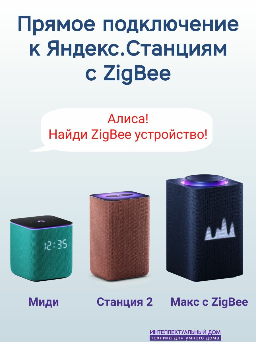 Умный датчик движения Zigbee с Алиса Маруся Салют ЭРА — фото 1