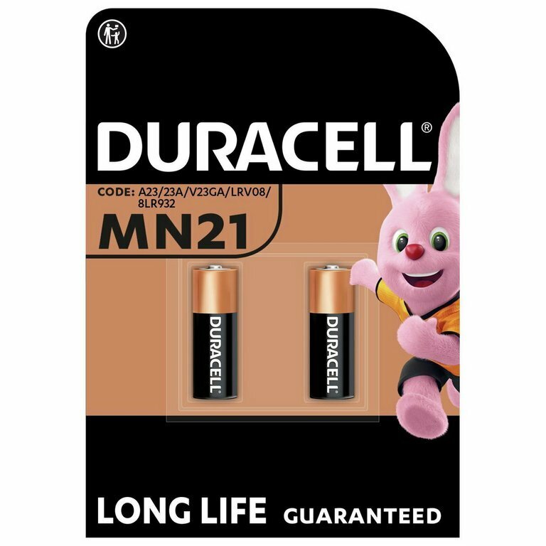 Батарейка DURACELL Alkaline MN21 12V BL2 (2) шт. в блистере щелочная