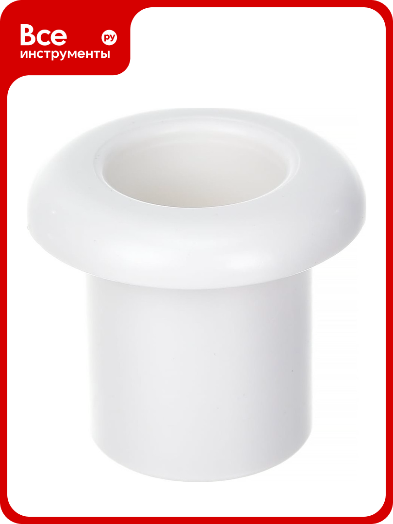 Проход через стену (втулка) BIRONI белый пластиковый 20 штук в упаковке B1-VT-21