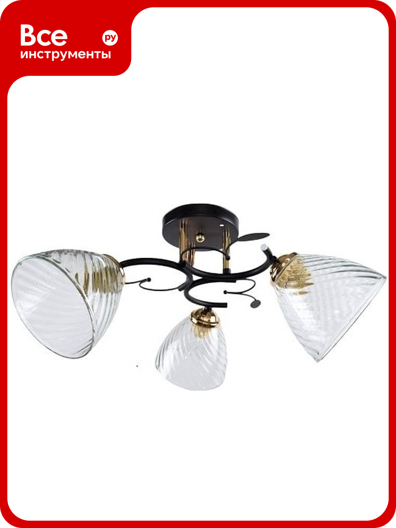 Люстра ЭкономСвет классическая 12234/3BK+FGD CL