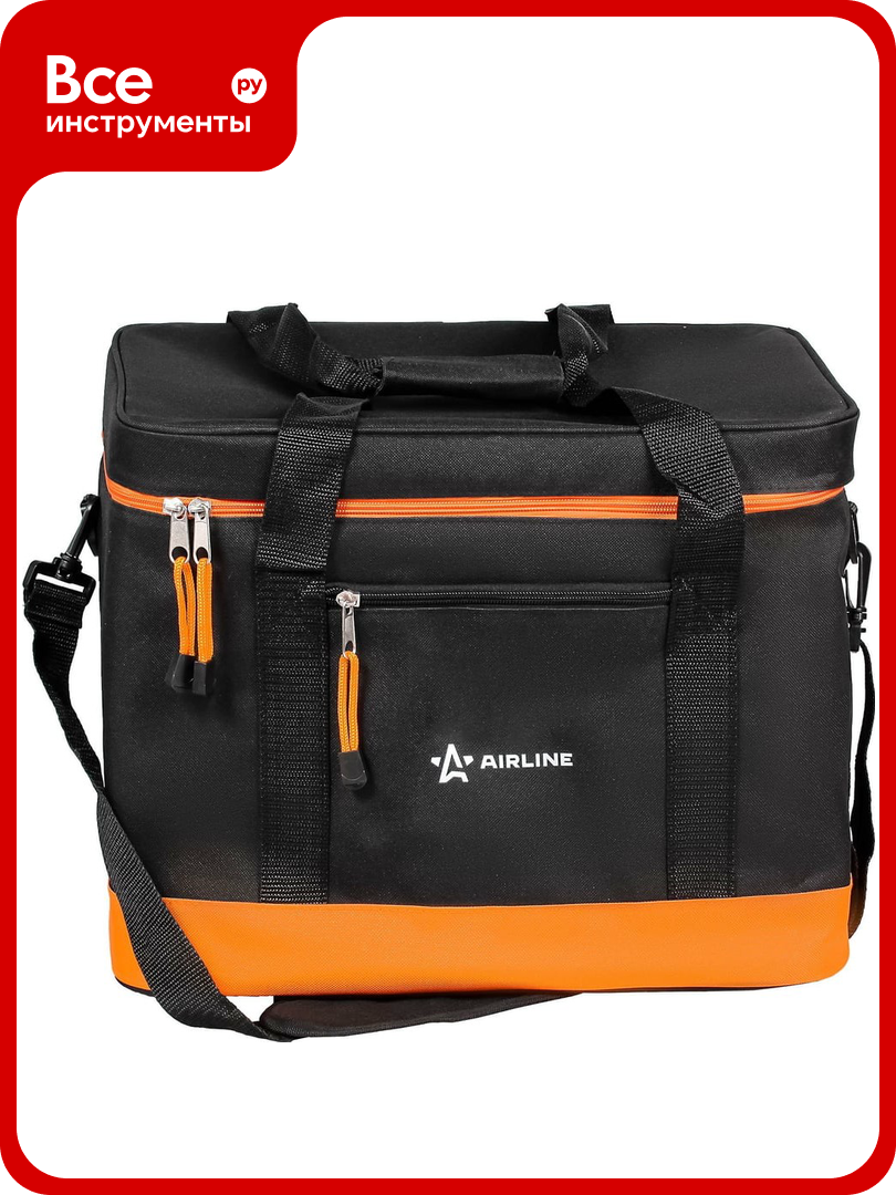 Сумка-холодильник Airline 40 л 32х41х31 см черный/оранжевый AO-CB-05