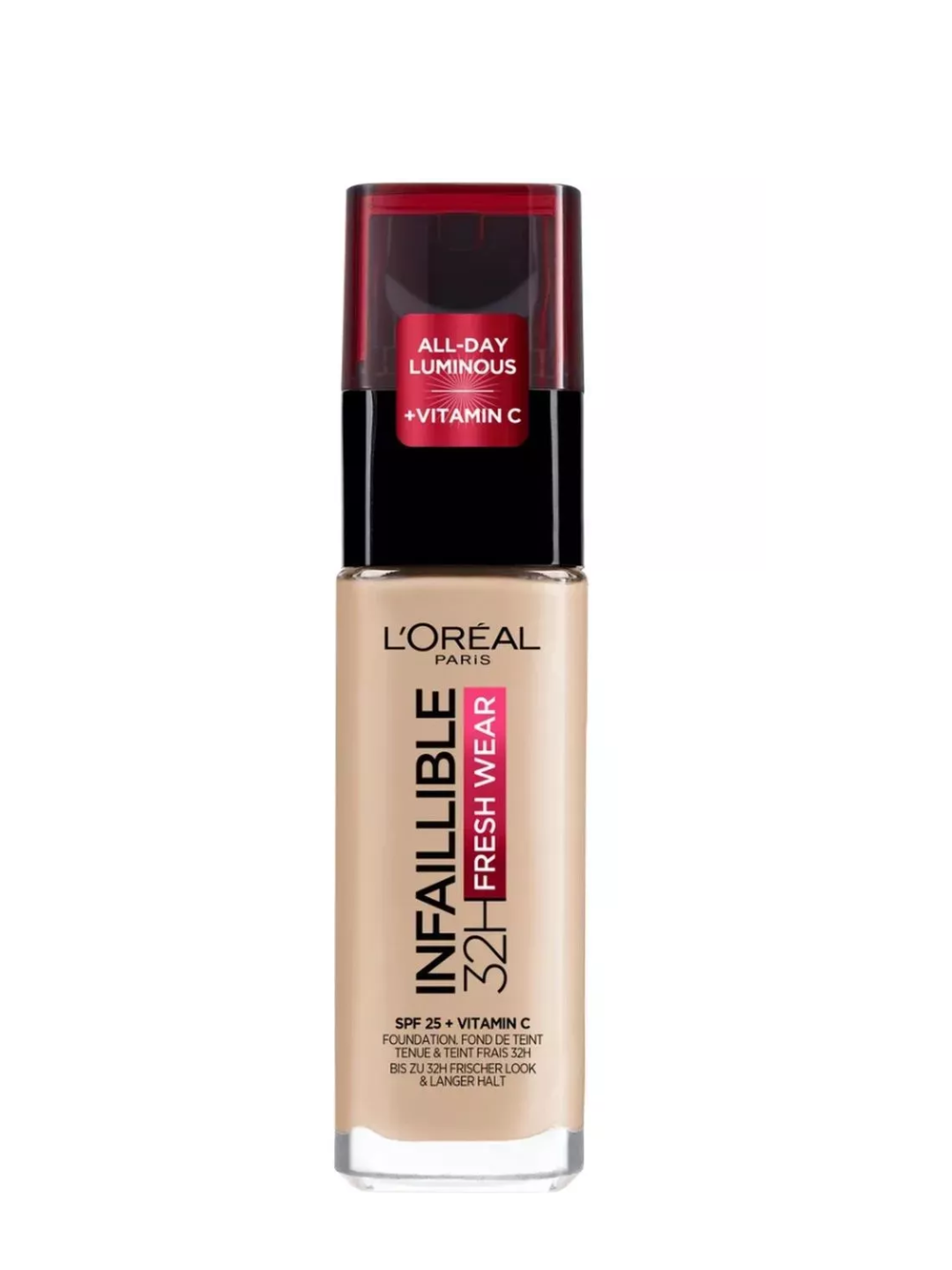 Тональный крем L'OREAL PARIS "Свежий тон", с дозатором, 30мл