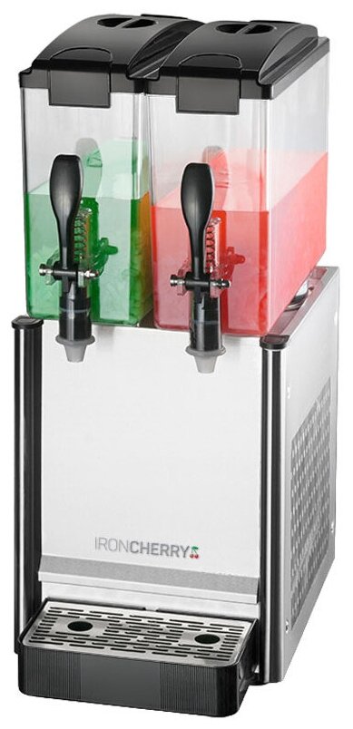 Диспенсор Гранитор Дозатор Сокоохладитель 2 крана Профессиональный IRON CHERRY Juice Dispenser 12*2