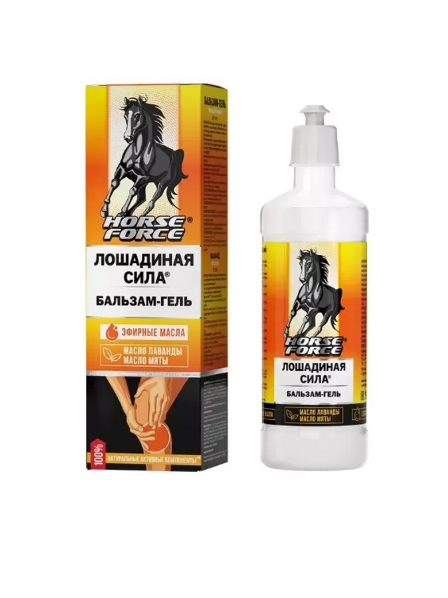 Бальзам-гель Лошадиная сила, релаксирующий, для тела, 500 мл