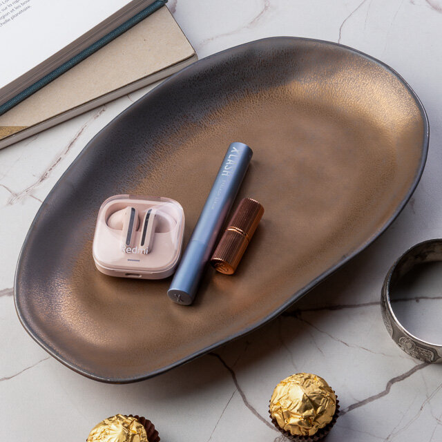 Декоративный поднос Блавикен 26 см керамика Boltze 2015472