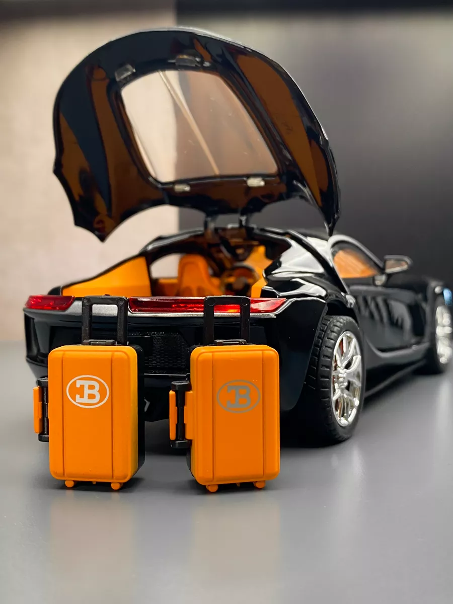 Машинка Bugatti Atlantic, масштаб 1:24, металлическая, для детей от 3 лет