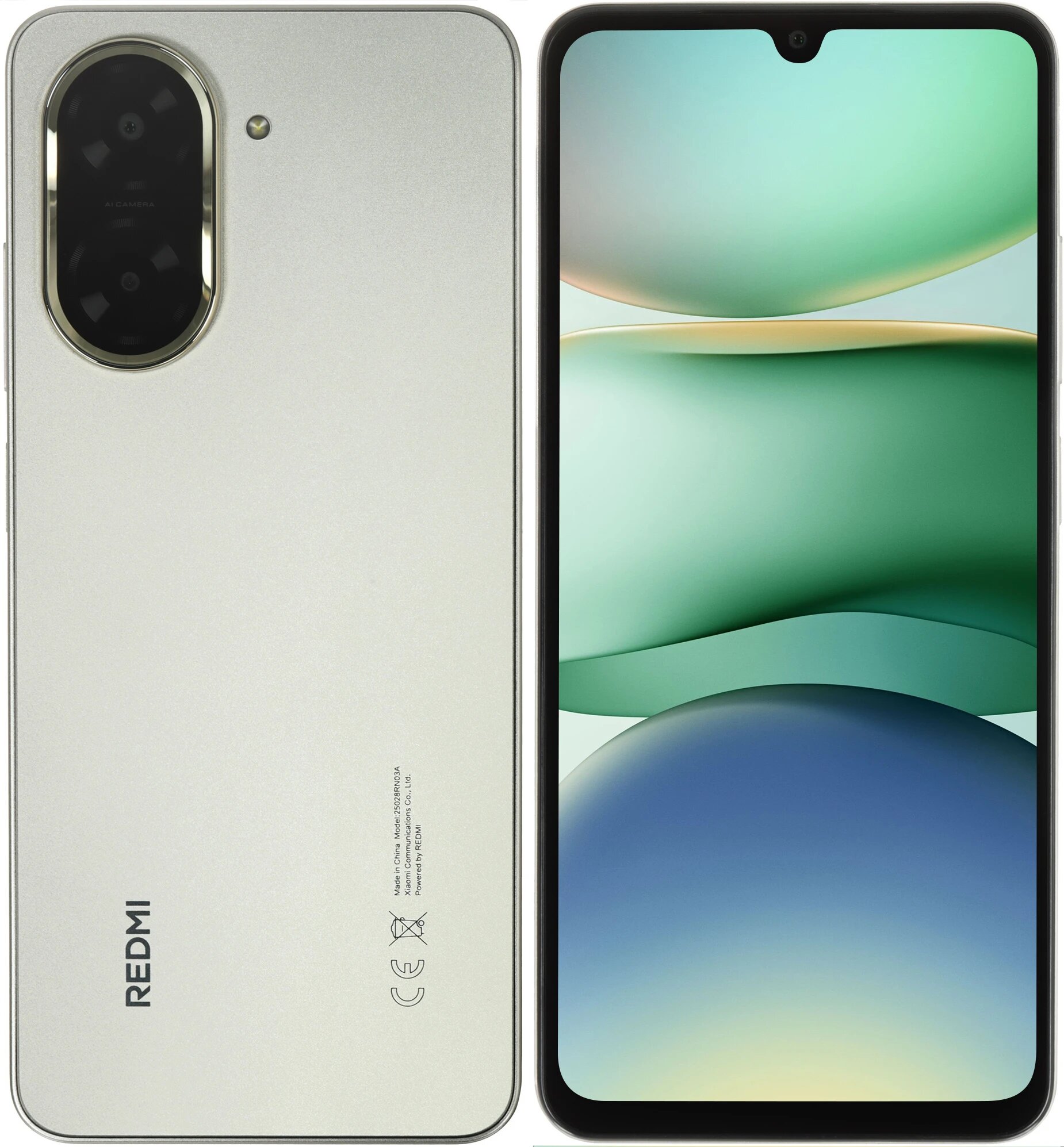 Смартфон Xiaomi Redmi A5, 3GB/64GB, 120Hz, IPS, ОС Android 15, Sandy Gold — фото 1
