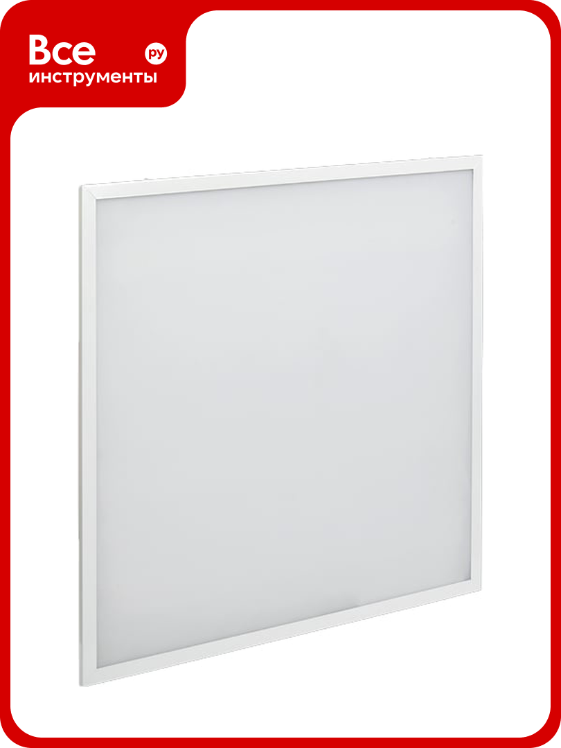 LED панель IEK ДВО 6561-О 36Вт 4000К 595х595х20 опал LDVO3-6561-36-4000-U-K01