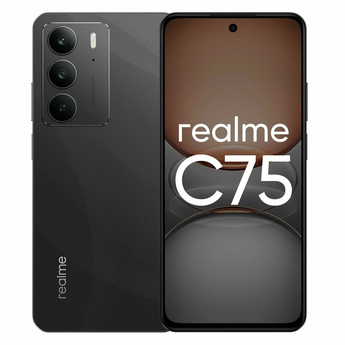 Смартфон Realme C75, Android 12, 8ГБ/256ГБ, NFC, защита IP68/69, экран 6.72", камера 50МП