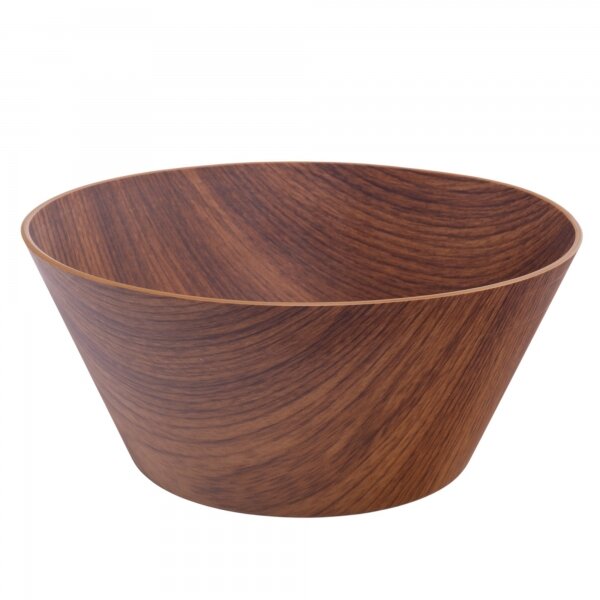 Салатник пластиковый Attribute Madera Noche круглый 24 см 3 л.