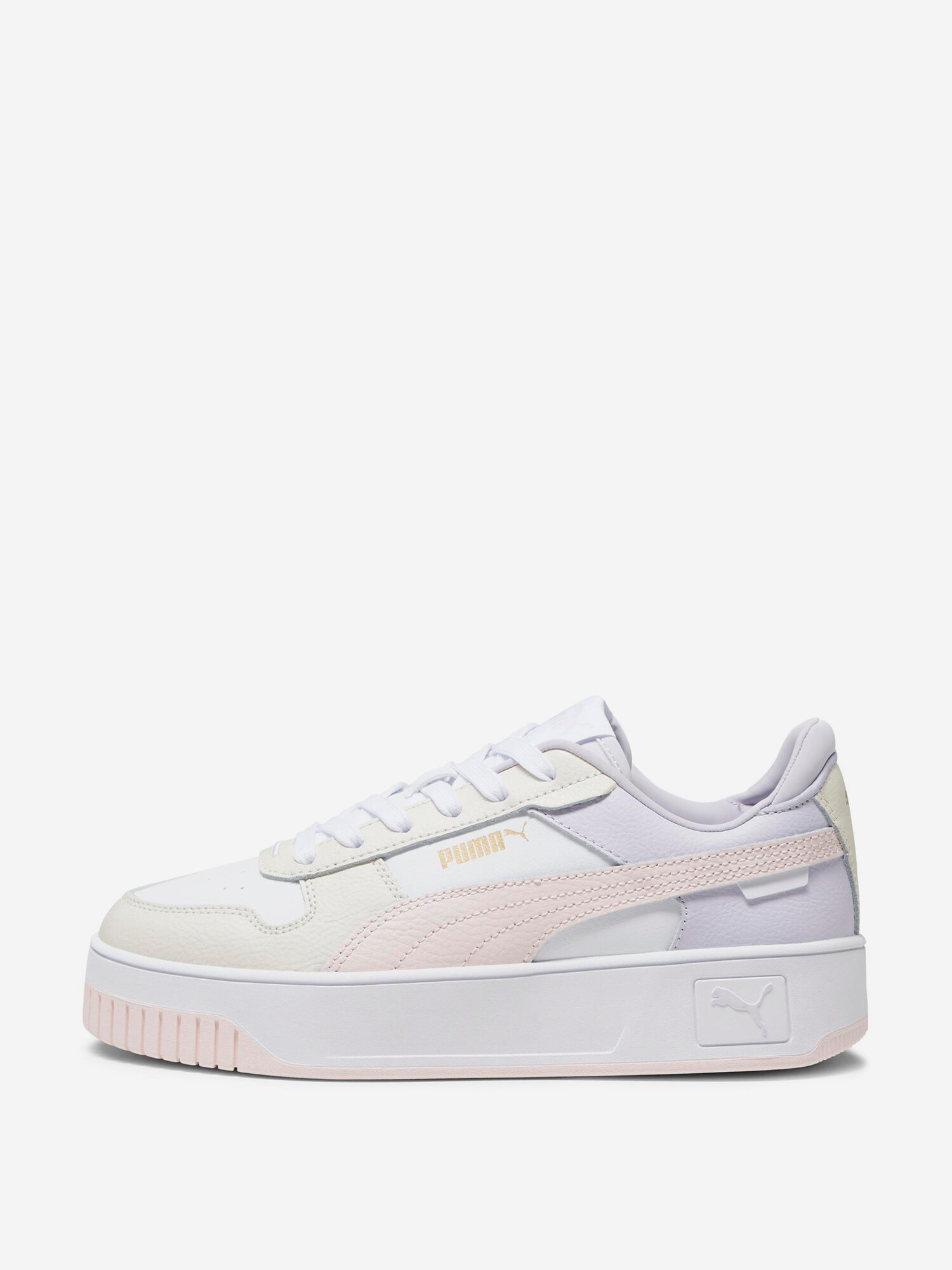 Кеды PUMA, размер 6.5, бежевый/белый
