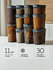 Банки для сыпучих продуктов №110 (1,0л 4шт; 1,4л 4шт; 1,8л 3шт) (...