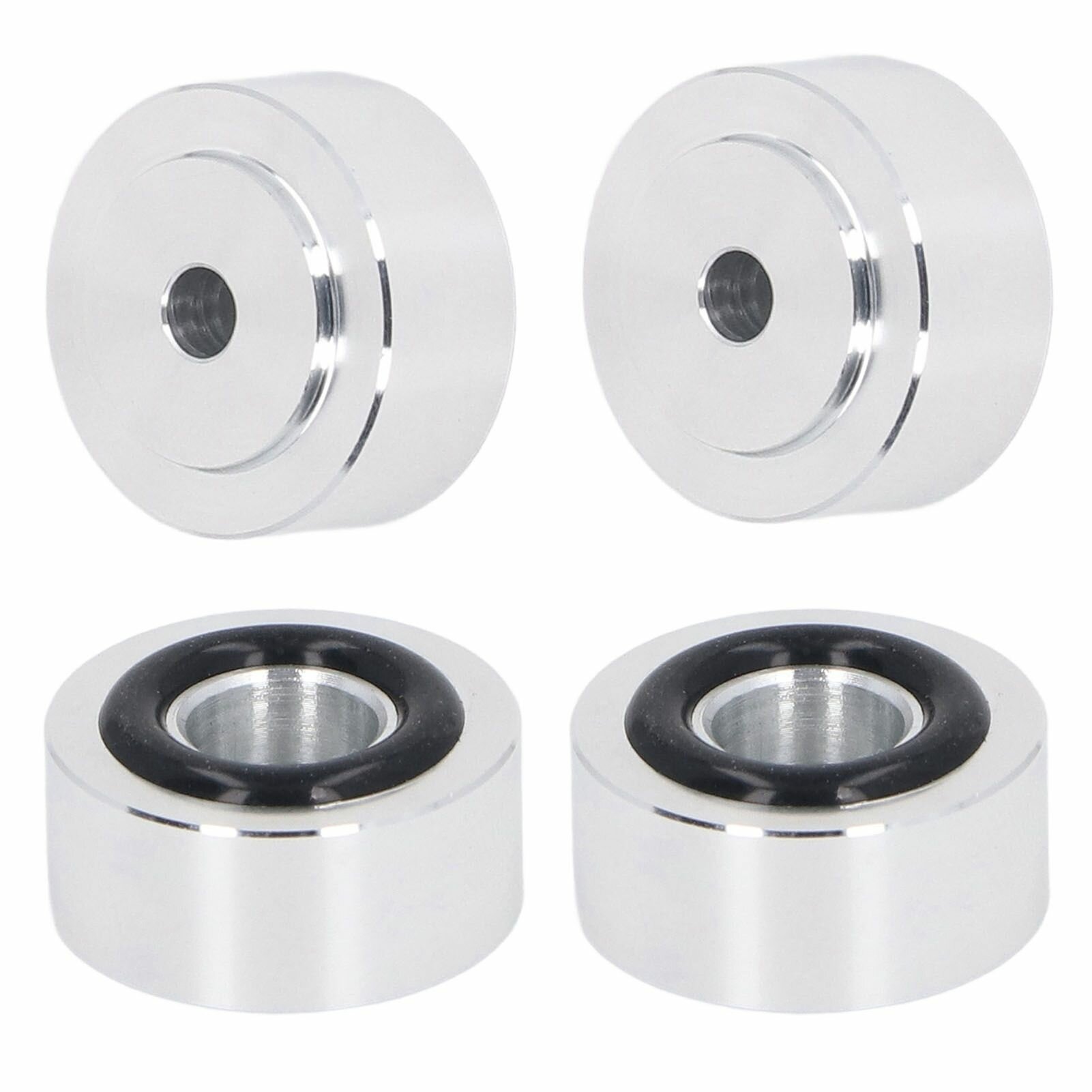 4 шт. амортизирующие ножки из алюминиевого сплава для проигрывателей виниловых дисков и аудиооборудования