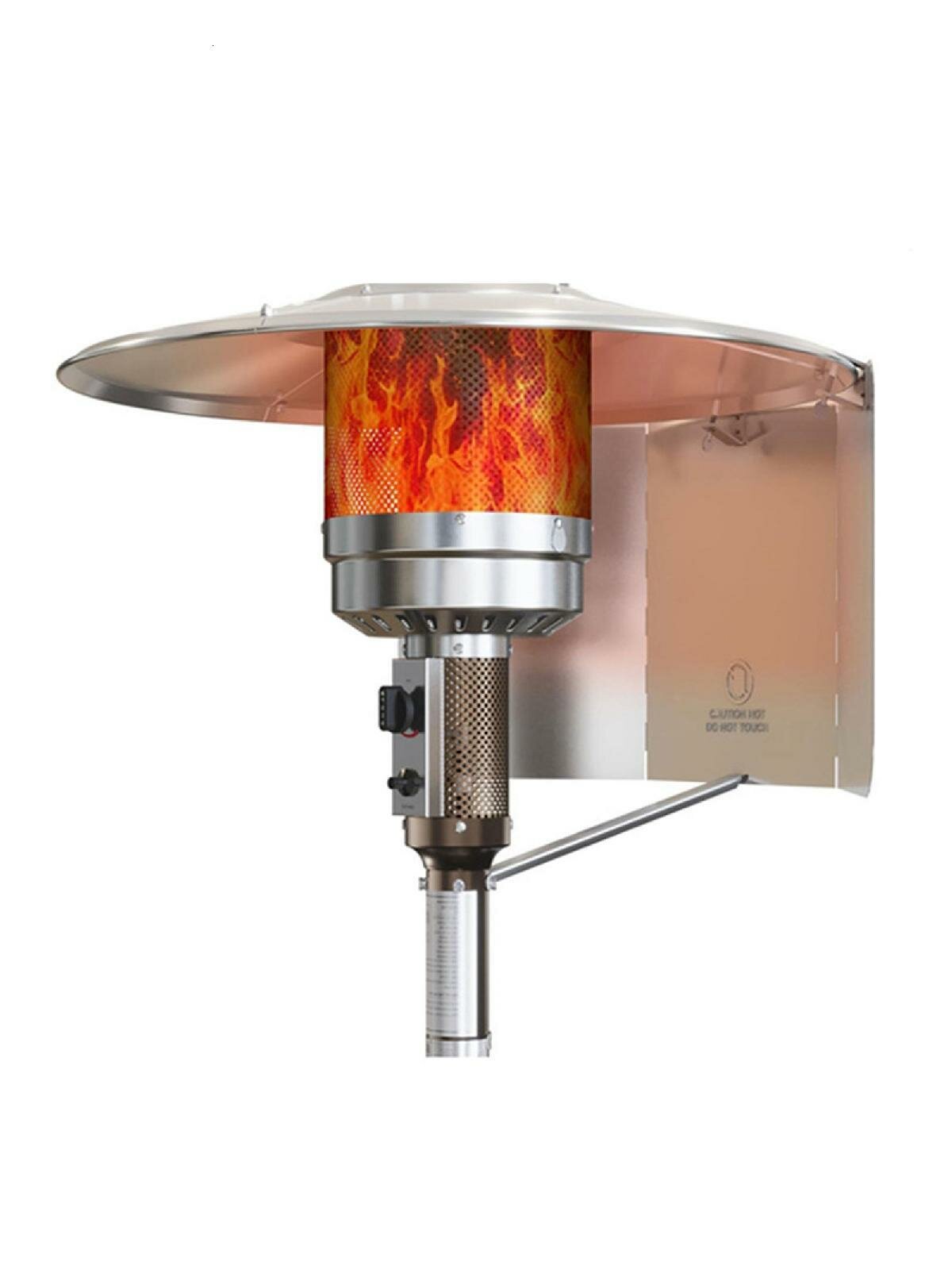 1 комплект садового обогревателя аксессуары для наружного газового обогревателя полностью алюминиевое лобовое стекло -стойки и соединители из нержавеющей стали