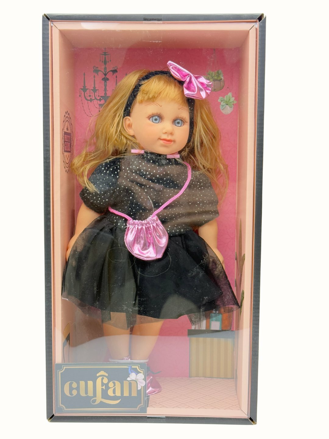 Интерактивная говорящая кукла, пьет, для девочек, высота 30 см — фото 1