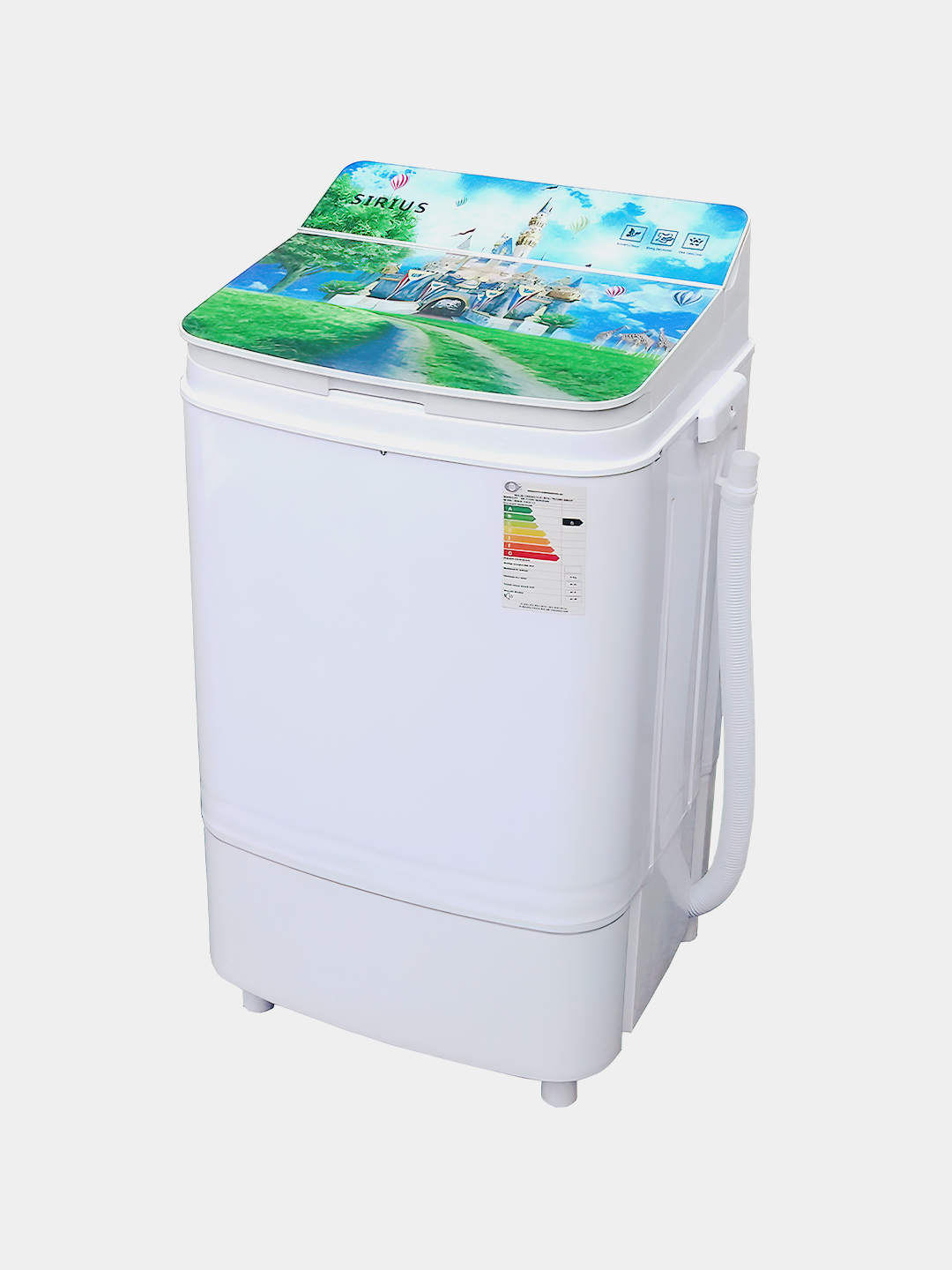 Sirius полуавтомат, 3 кг стиральная машина(3 кг полуавтомат)