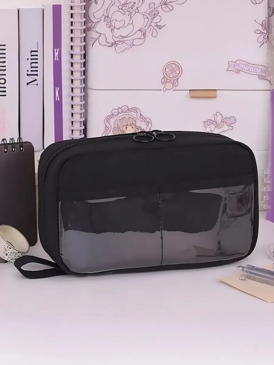 Пенал черный с наполнением — фото 1