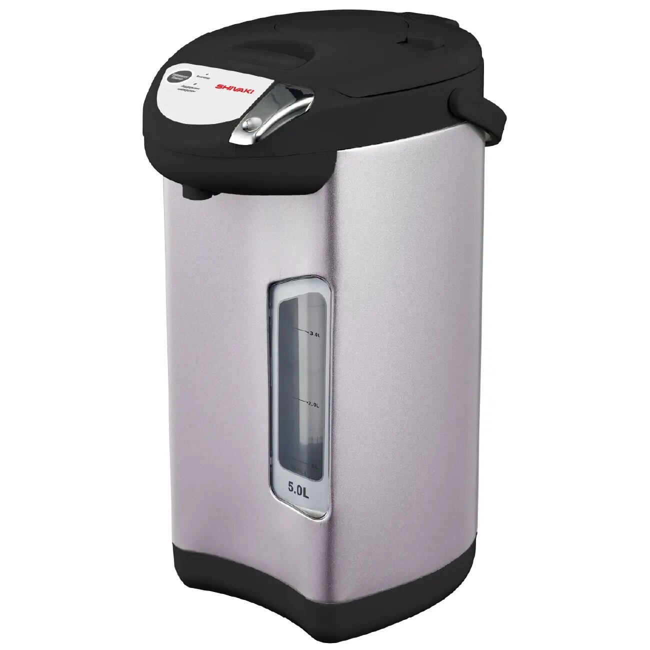 Термопот Shivaki SH-TE-5.0P, Гарантия: 1 г, Дисплей: Нет, Длина сетевого шнура: 0.9 м