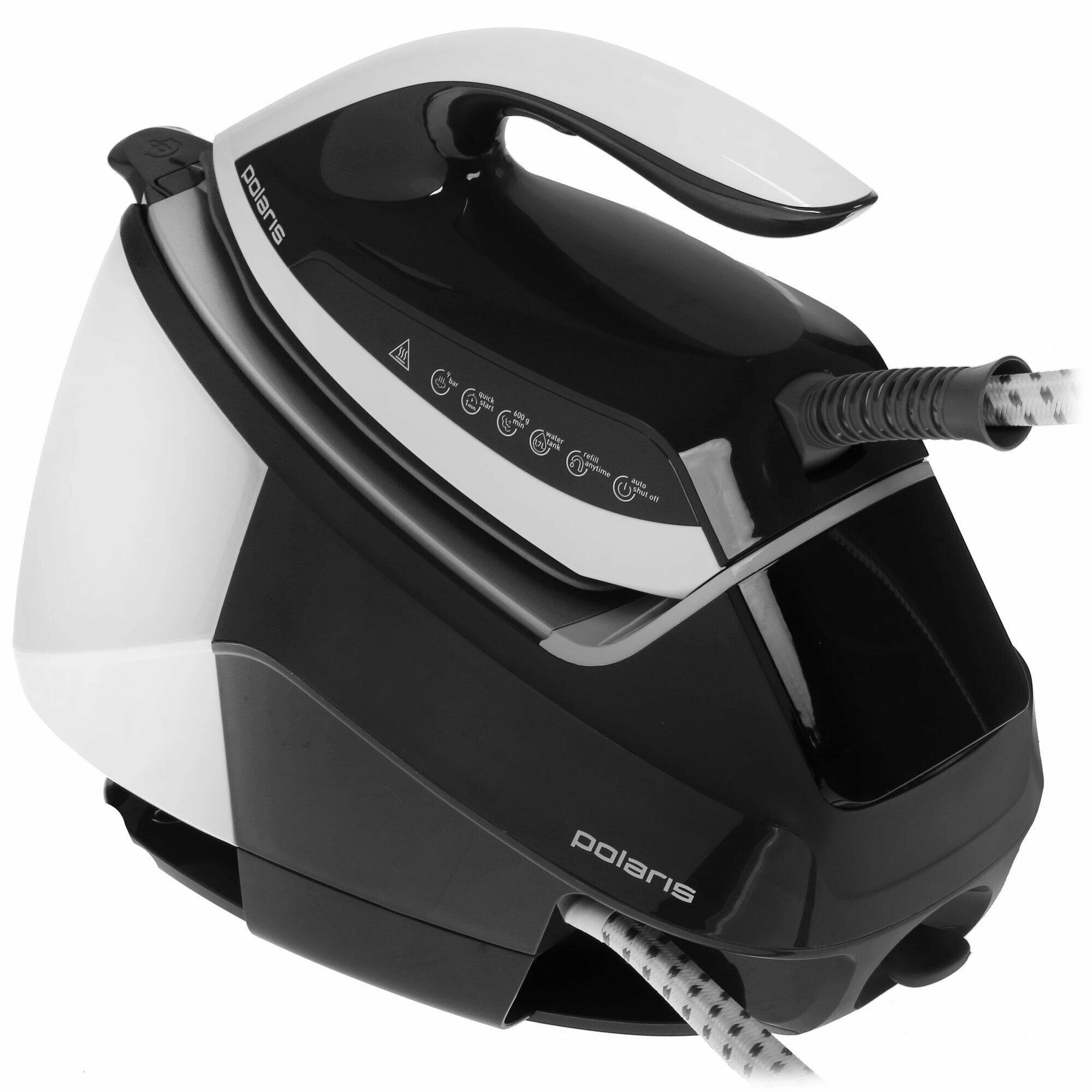 Парогенератор Polaris PSS 9090K Turbo Steam, Керамика, Китай, 160 г/мин, съемный, 1.8