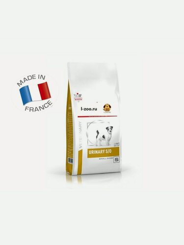 Изображение товара Urinary S/O Small Dog (1,5кг). Корм сухой полнорационный диетический для взрослых собак весом до 10 кг при лечении и профилактике мочекаменной болезни