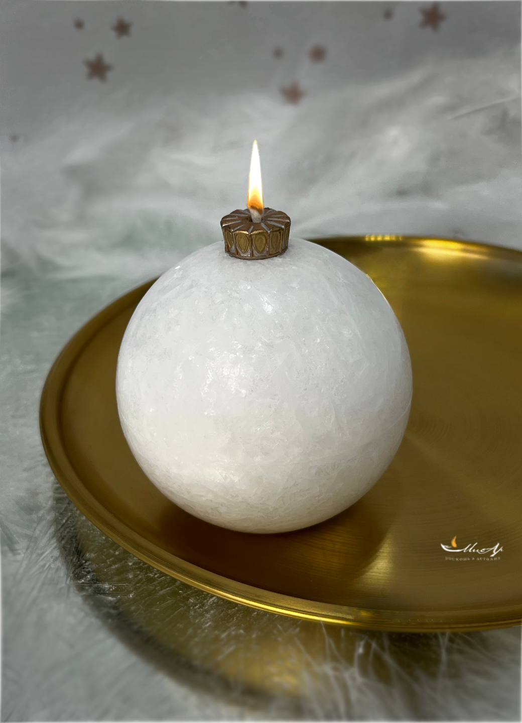 Свеча новогодняя игрушка 