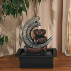 Фонтан настольный "Герберт" дуга, 29x23 см, с подсветкой, без шарика