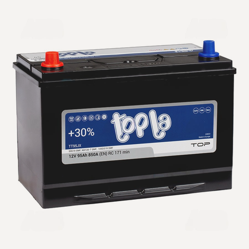 Изображение товара Автомобильный аккумулятор TOPLA Top JIS 95.1 Ah+L 118995 TT95JX 59519 SMF