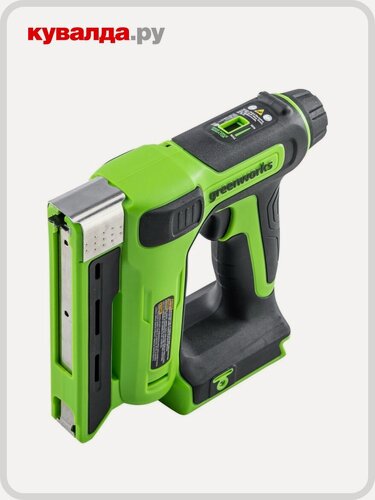 Изображение товара Степлер аккумуляторный GREENWORKS G24CS10 24V, АКБ 2Ач и ЗУ