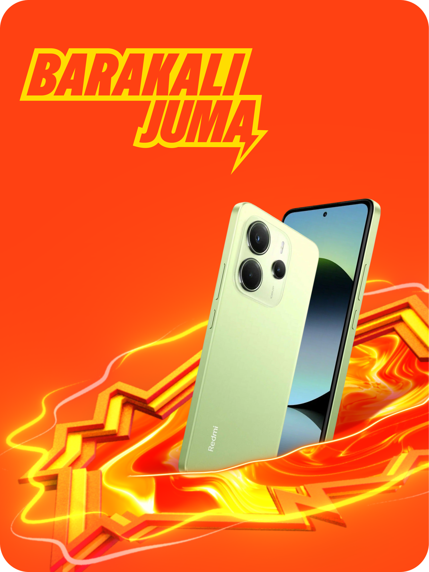 Смартфон Xiaomi Redmi Note 14, 6.67" AMOLED дисплей 120 Гц, 6/128GB, Зеленый