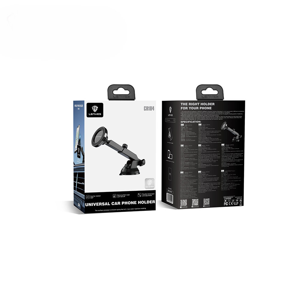 Автомобильный держатель телефона LENYES MagSafe CR184 Магнитный и регулируемым кронштейном