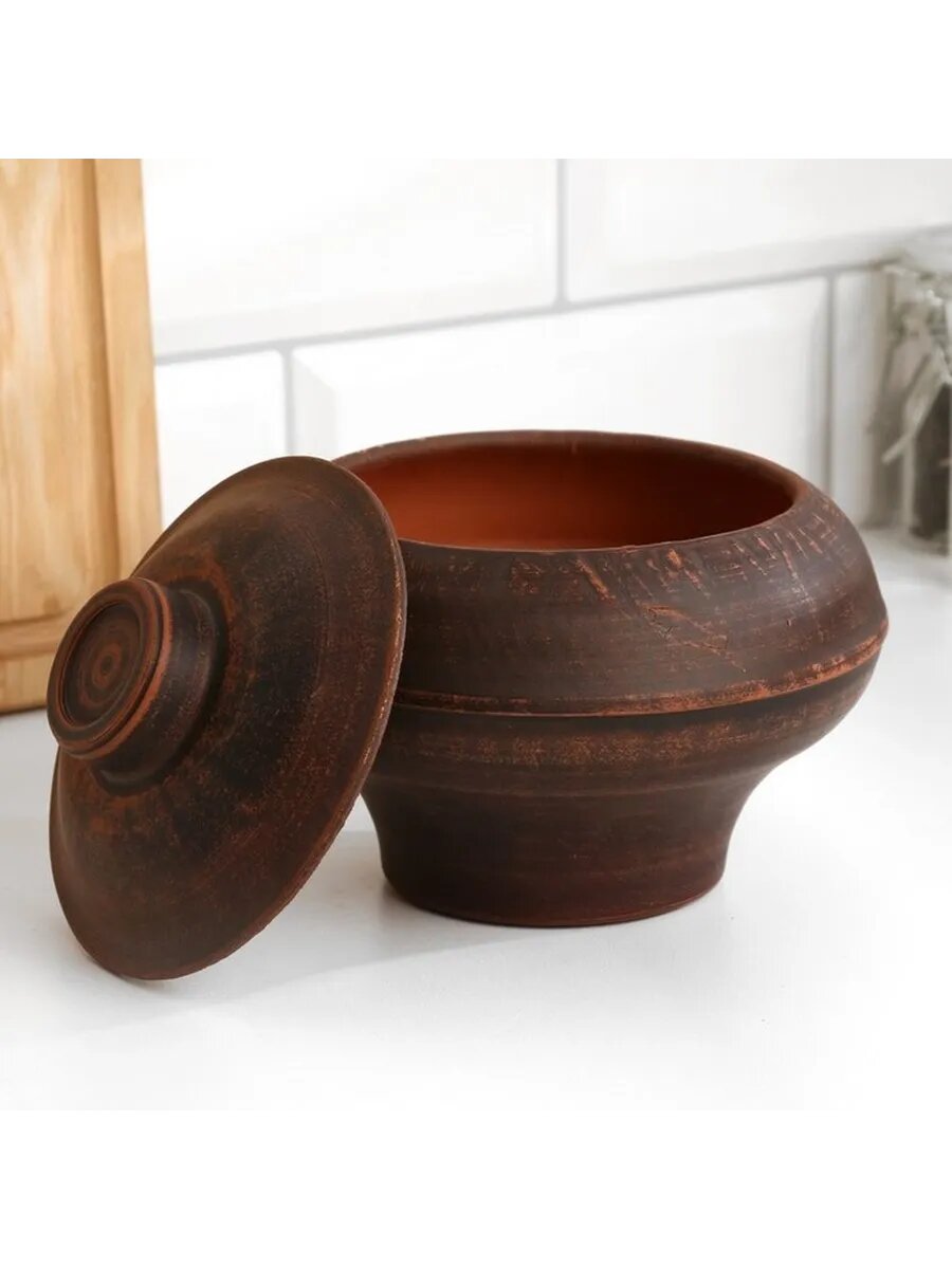 Универсальный керамический горшок для жаркого