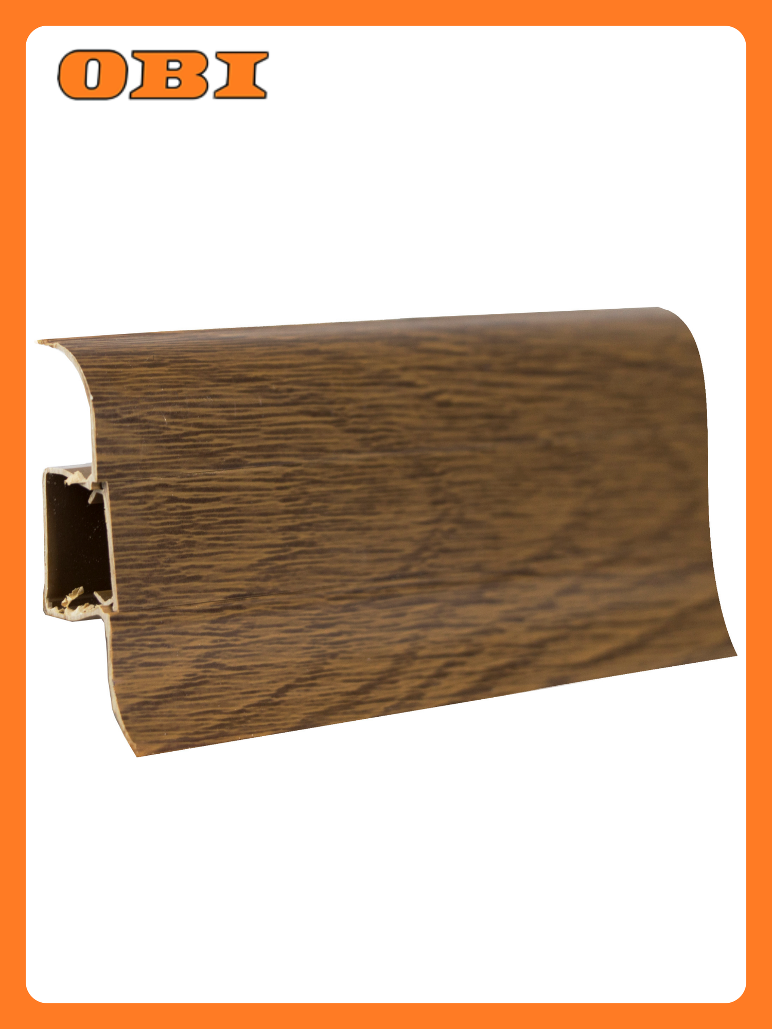 Плинтус ПВХ 56мм TITANIUM ECO №18 25м