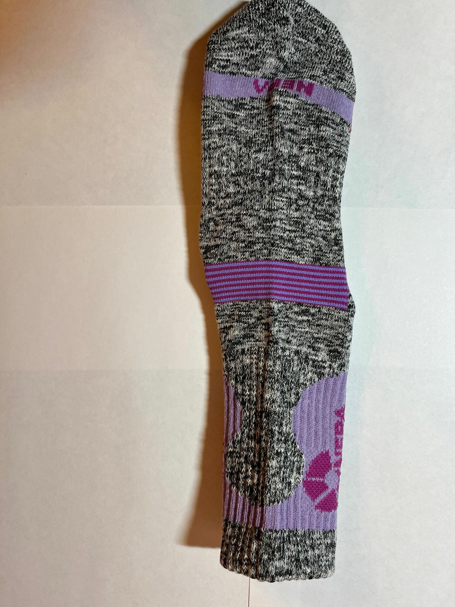 Носки NEPA, размер 24, серый, фиолетовый, розовый — фото 1