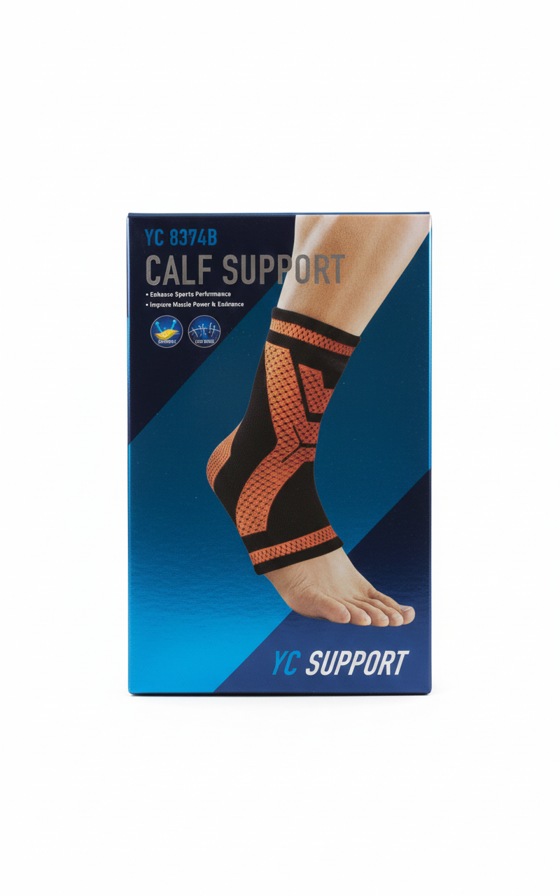 Спортивный Компрессионный Бандаж для Икроножной Мышцы (Calf Support) - Максимальный Комфорт и Результативность!