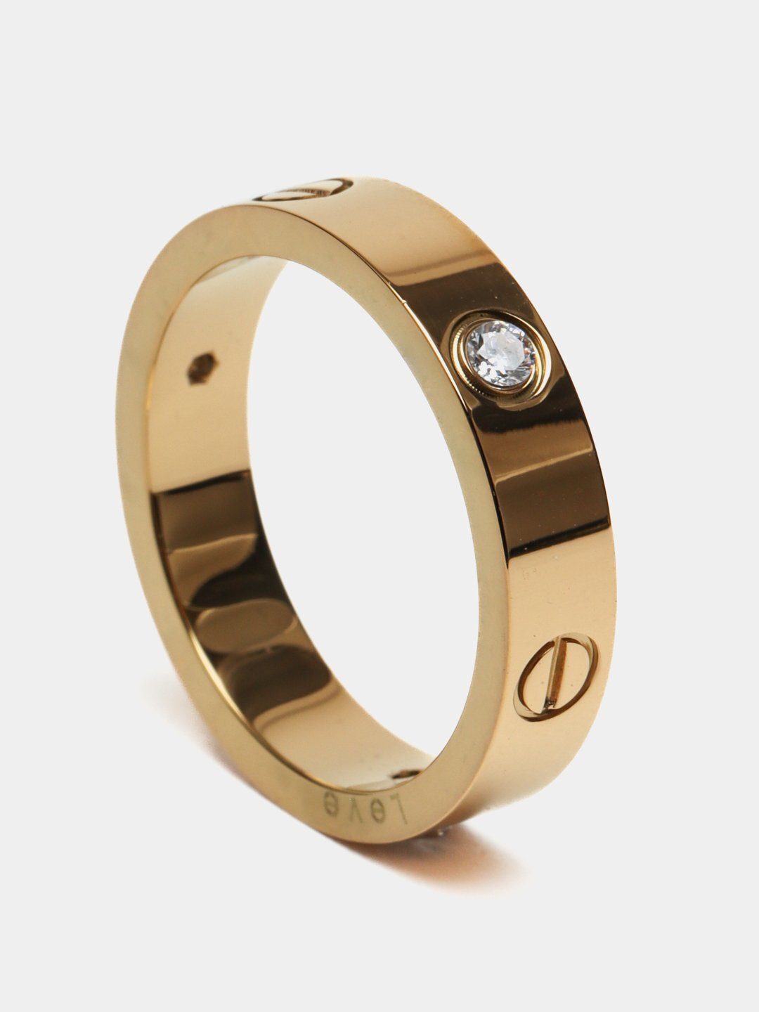 Кольцо обручальное, размер 17, ширина 10 мм, natural — фото 1