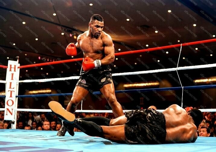 Майк Тайсон - бокс. 30*42 см. Постер А3_004.