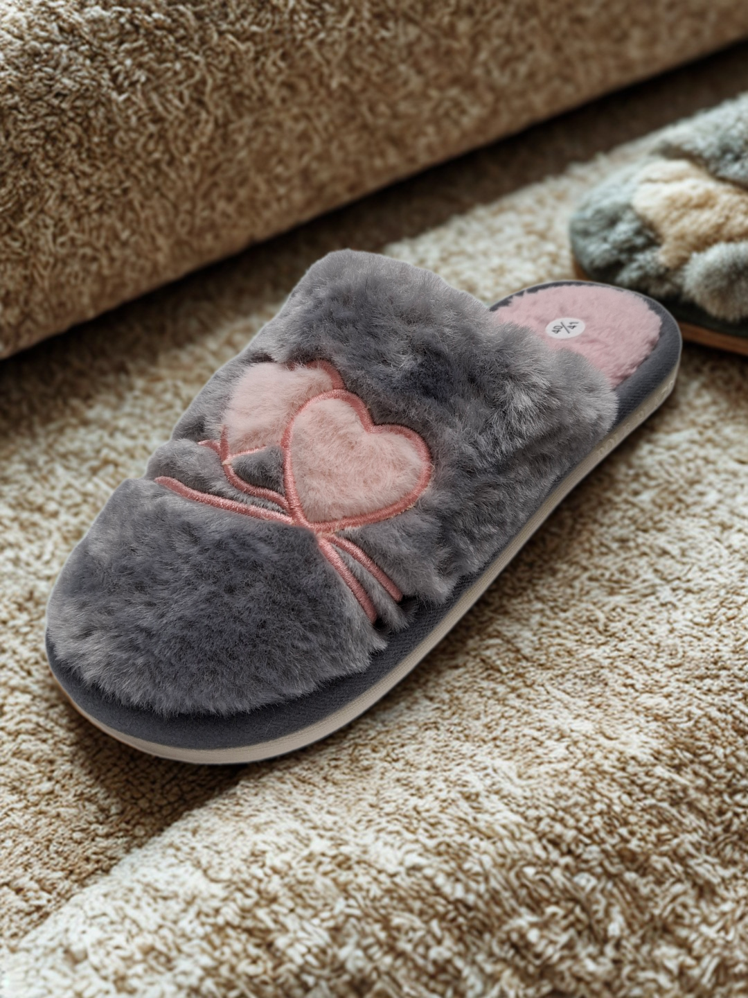 Тапочки, размер 40-41, серый