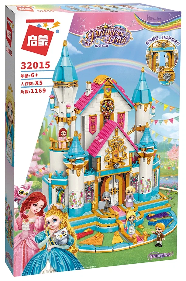 Конструктор Qman "Замок Принцессы" (1169 дет.)