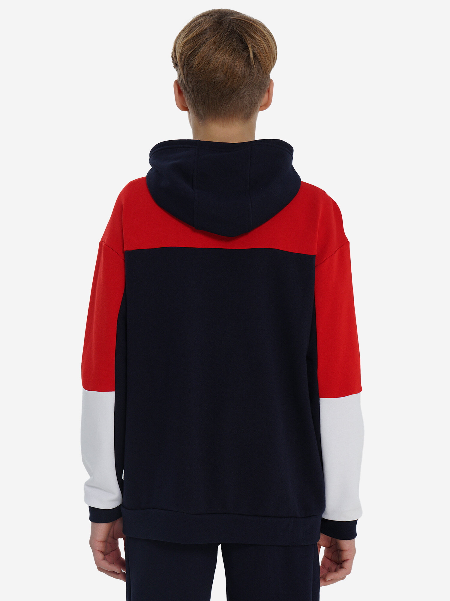 Толстовка Fila, размер 158-164, синий/красный — фото 1