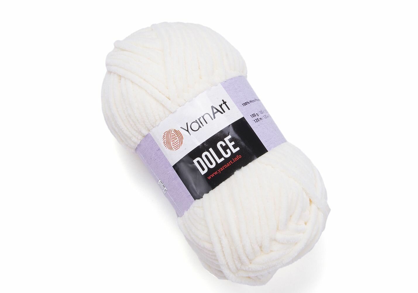 Пряжа для вязания Yarn-Art Dolce, 1 моток (120м, 100гр), цвет 856 Кремовый